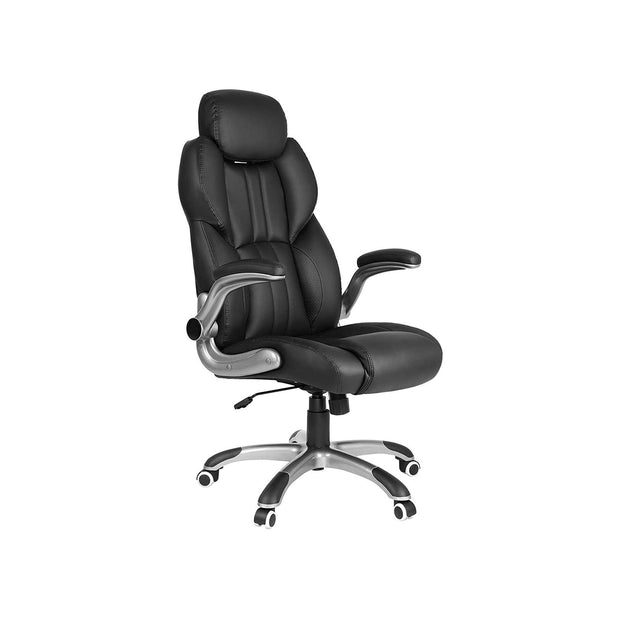 Ergonomic Gaming Chair – PU – Cream White – Height Adjustable with Tilt Function