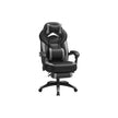 Gaming Chair – Fabric – Black and Red – Ergonomic Design with Adjustable Headrest and Footrest