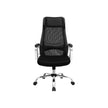 Swivel Office Chair – Mesh – Black – Ergonomic, Height Adjustable with Lumbar Support and Tilt Function