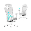 Ergonomic Office Chair – Fabric – Ink Black – Adjustable Lumbar Support and Headrest, 150 kg Weight Capacity