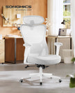 Ergonomic Office Chair – Fabric – Ink Black – Adjustable Lumbar Support and Headrest, 150 kg Weight Capacity