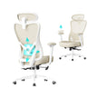 Ergonomic Office Chair – Fabric – Ink Black – Adjustable Lumbar Support and Headrest, 150 kg Weight Capacity