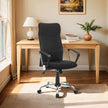 Ergonomic Office Chair – Upholstered Fabric – Dove Grey – Adjustable Height and Tilt Function