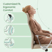 Ergonomic Desk Chair – Upholstered – Beige – Adjustable Height and Tilt Function, 120 kg Load Capacity