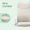 Ergonomic Desk Chair – Upholstered – Beige – Adjustable Height and Tilt Function, 120 kg Load Capacity