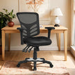 Ergonomic Mesh Office Chair – Mesh – Black – Adjustable Height and Armrests with Lumbar Support