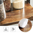 2-Tier Countertop Spice Rack – Bamboo – Rustic Brown and Black – Desktop Organizer for Kitchen and Dining Room