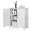 Office Cabinet – Steel – Black – Lockable with Deep Storage and Shelves