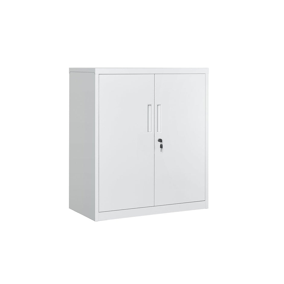 Office Cabinet – Steel – Black – Lockable with Deep Storage and Shelves