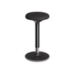 Standing Stool – Aluminum – Black – Adjustable Height 55-70 cm, No Assembly Required