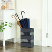 Umbrella Stand – Metal – Anthracite Grey – Rectangular with Water Tray and 4 Hooks