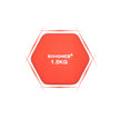 Dumbbell Set – Vinyl – Orange – 2 x 1.5 kg