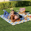 Picnic Blanket – Waterproof – Multi-Color – 200 x 200 cm with Handle