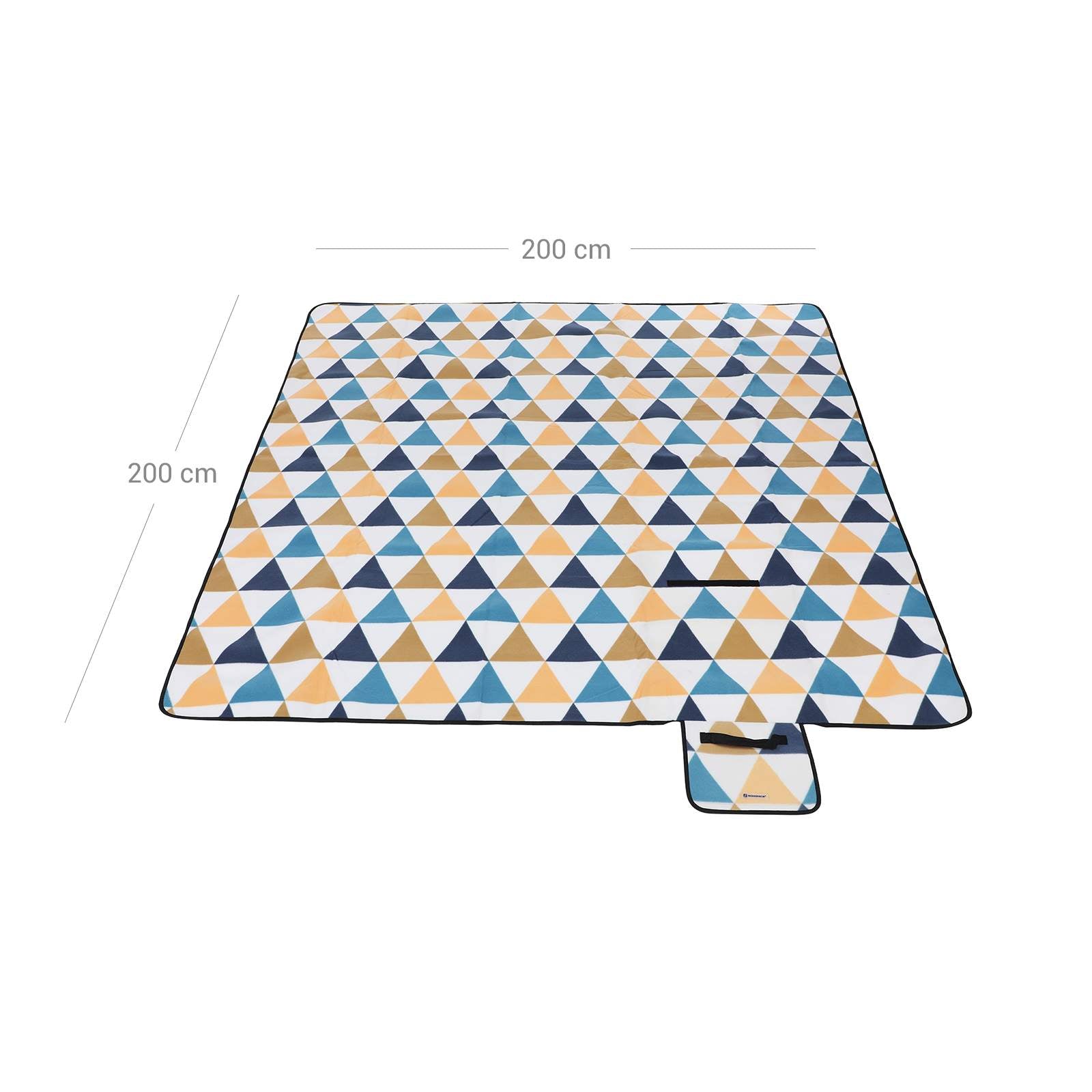 Picnic Blanket – Waterproof – Multi-Color – 200 x 200 cm with Handle
