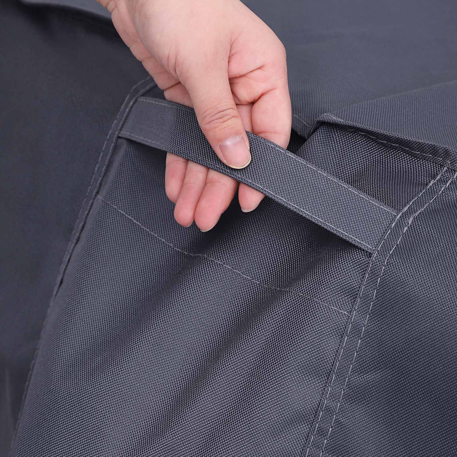 Outdoor Furniture Cover – 600D Oxford Fabric – Dark Grey – Waterproof and Anti-Fade