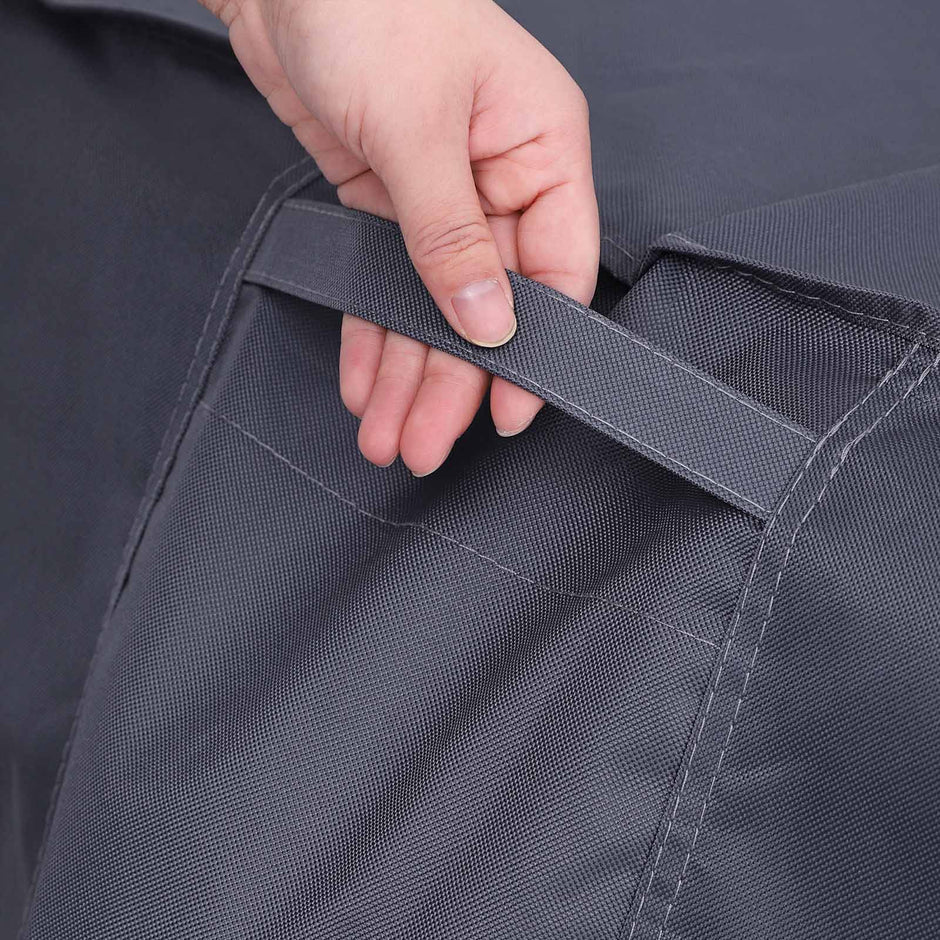 Outdoor Furniture Cover – 600D Oxford Fabric – Dark Grey – Waterproof and Anti-Fade