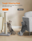 Cat Scratching Post – Sisal – Dove Grey – 85 cm with Spring Pompom
