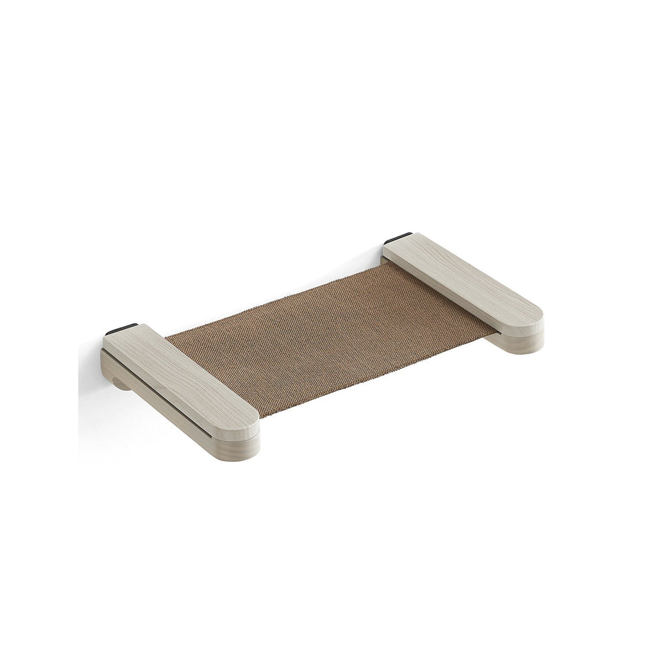 Wall-Mounted Cat Hammock – Wood – Natural – Space-Saving Design