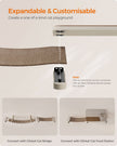 Wall-Mounted Cat Hammock – Wood – Natural – Space-Saving Design