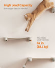 Wall-Mounted Cat Hammock – Wood – Natural – Space-Saving Design