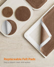 Wall-Mounted Cat Stairs – Wood – Natural Finish – Includes Shelf and Self-Groomer