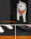 Cat Litter Box Enclosure – PCL – Black and Gold – Hidden Design with Scratching Mat