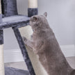 Cat Tree – Plywood and MDF – Smoky Gray – XXL 168 cm Cat Condo
