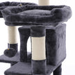 Cat Tree – Plywood and MDF – Smoky Gray – XXL 168 cm Cat Condo
