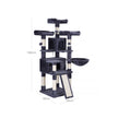Cat Tree – Plywood and MDF – Smoky Gray – XXL 168 cm Cat Condo