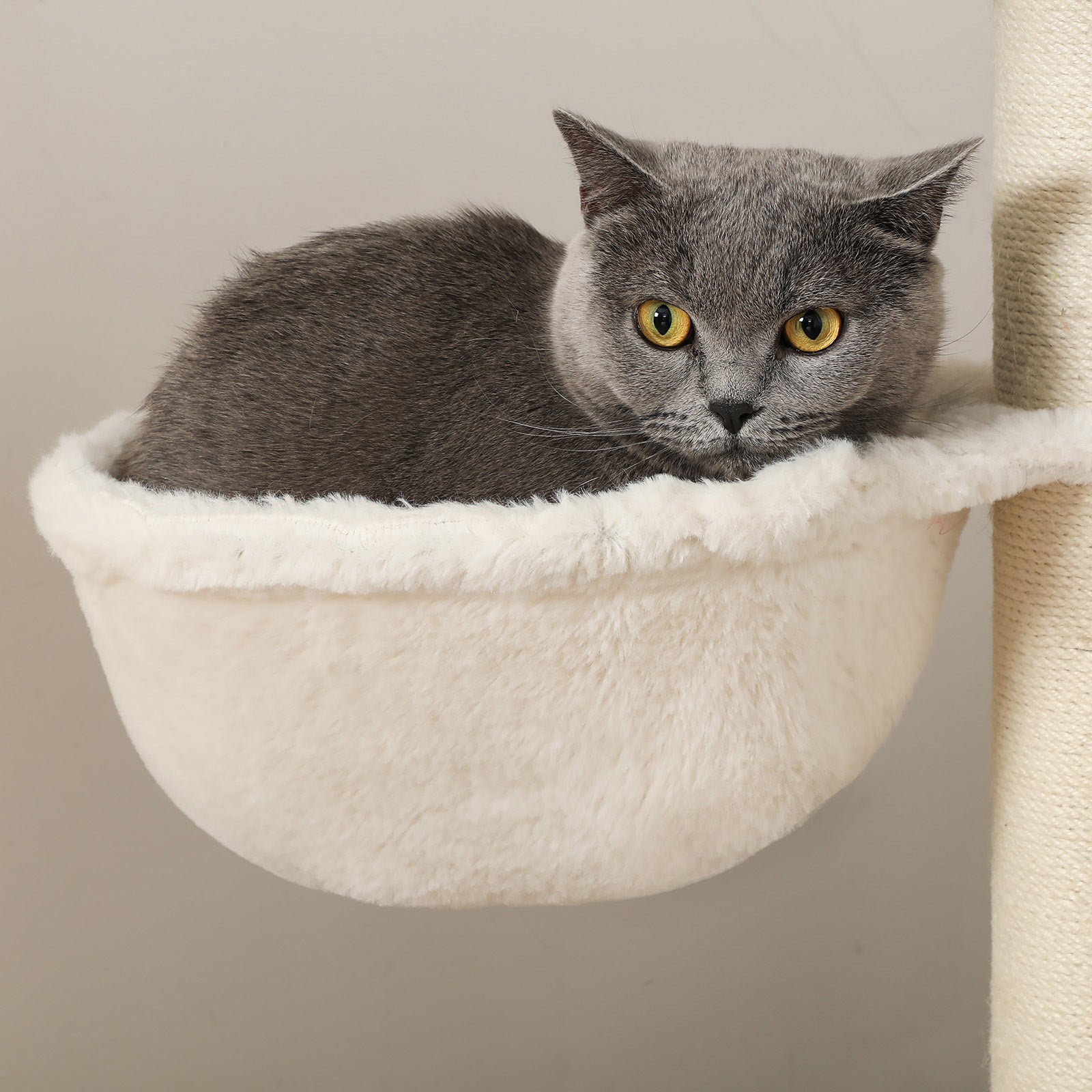 Cat Tree – Plywood – Walnut Color – 96 cm Tall