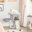 Cat Tower – Particle Board – Light Gray – 66 cm Height