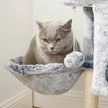 Cat Tower – Particle Board – Light Gray – 66 cm Height