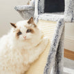Cat Tower – Particle Board – Light Gray – 66 cm Height