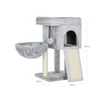 Cat Tower – Particle Board – Light Gray – 66 cm Height
