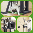 Cat Tree – Engineered Wood – Light Grey – Ideal for Indoor Cats and Kittens
