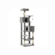 Tall Cat Tree Condo – Engineered Wood and Soft Fabric – Light Grey – Multi-Level Design with Scratching Posts