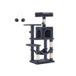 Cat Tree – Plywood – Smoky Grey – Includes Hammock