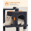 Cat Tree – Plywood – Smoky Grey – Includes Hammock