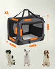 Pet Carrier – Fabric – Grey – Foldable with Breathable Mesh and Storage Pockets