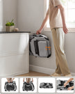 Pet Carrier – Soft Sided – Smoke Grey – Portable and Foldable with Breathable Mesh and Storage Pockets