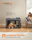 Pet Carrier – Fabric – Grey – Foldable with Breathable Mesh and Storage Pockets