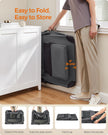 Pet Carrier – Fabric – Grey – Foldable with Breathable Mesh and Storage Pockets