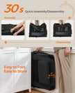 Pet Carrier – Fabric – Grey – Foldable with Breathable Mesh and Storage Pockets