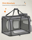 Folding Pet Carrier – Fabric – Dark Blue – Versatile Design for Travel and Safety
