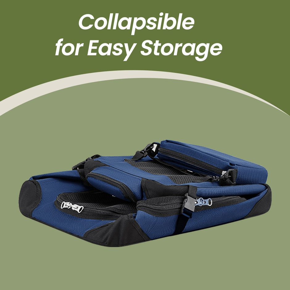 Collapsible Dog Crate – Fabric – Black – Lightweight and Portable