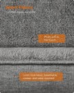Dog Sofa Bed – Linen-Look – Light Grey – Removable Washable Cover with Raised Edges and Non-Slip Bottom