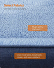 Dog Sofa Bed – Soft Fabric – Pale Blue – Washable with Removable Reversible Cushion