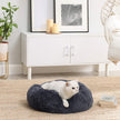 Dog Bed Cushion – Soft Plush – Grey – 50 cm