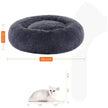 Dog Bed Cushion – Soft Plush – Grey – 50 cm