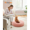 Dog Bed – Plush – Pink – Soft Surface, 50 cm